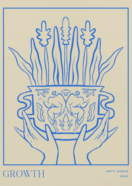Vessel Collection : Growth (LineArt) | Poster