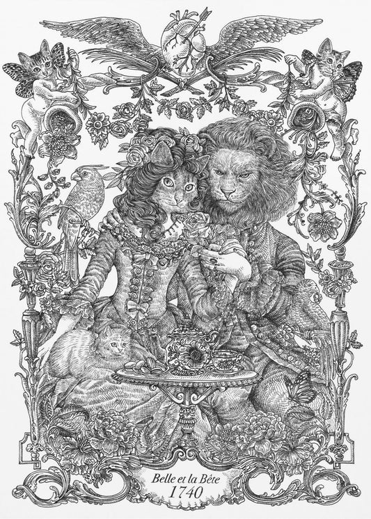 Cat Beauty &amp; Beast | Poster