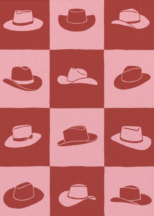 Cowgirl Checkerboard | Canvas