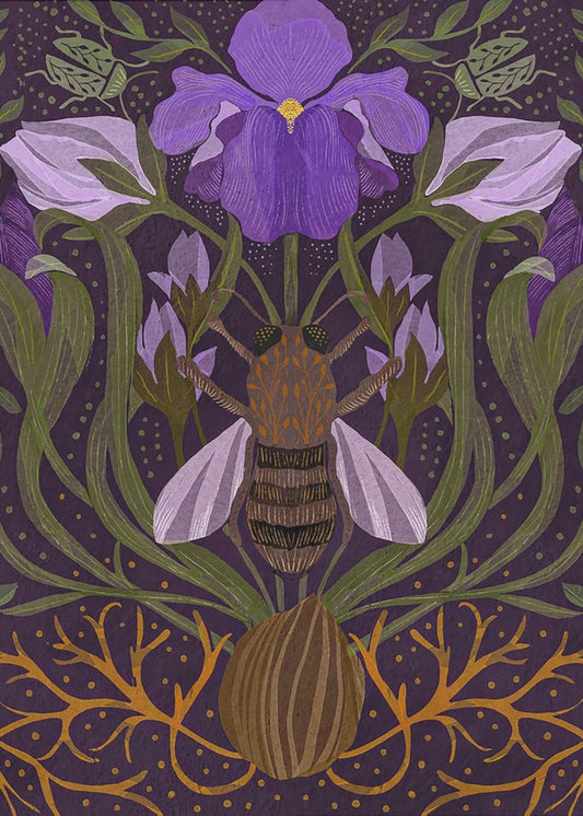 Bee and Iris | Canvas
