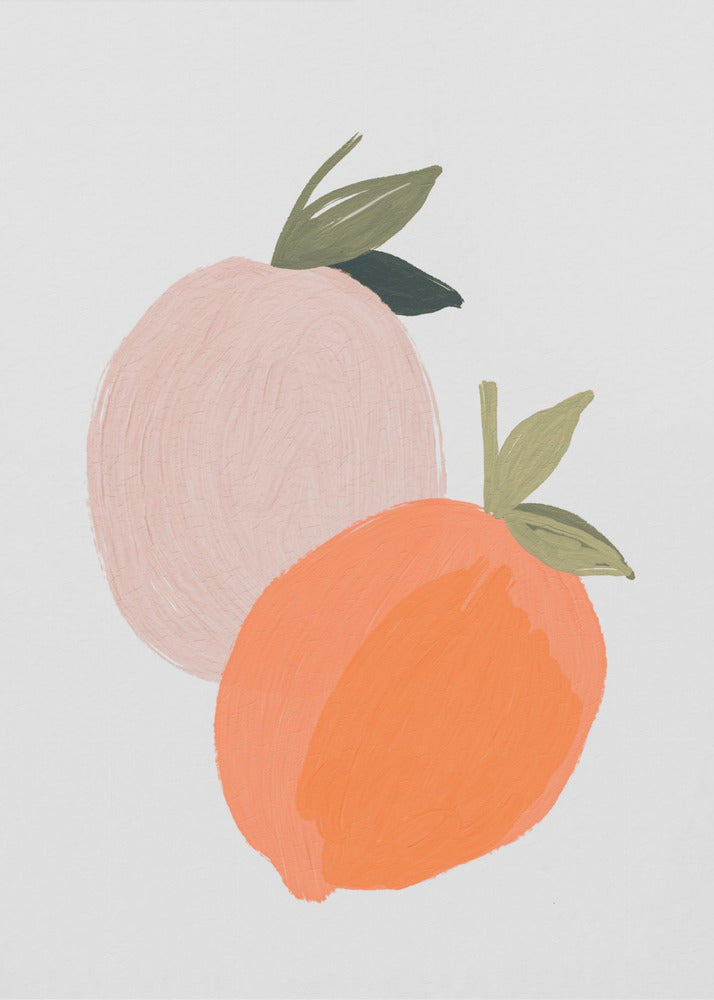 Painted Peach | Poster