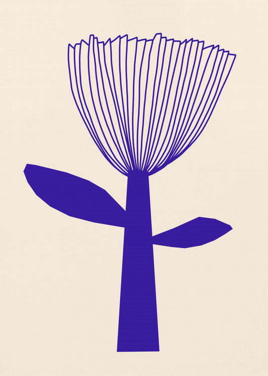 Flower Blue | Canvas