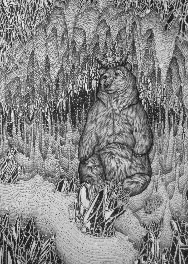 Cave of the Bear King Large | Poster