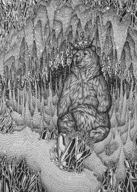 Cave of the Bear King Large | Poster