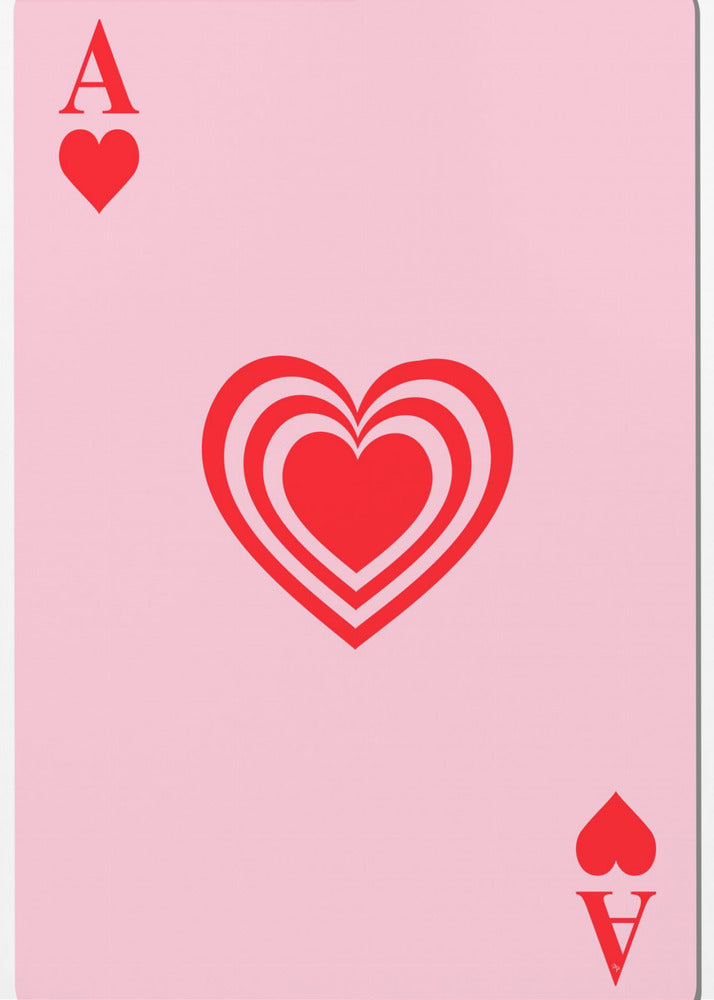 Ace of Hearts Glow | Canvas