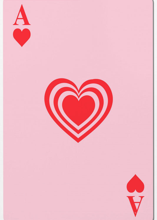 Ace of Hearts Glow | Canvas