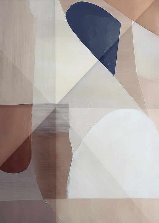 Abstract Copper Neutral Tone Painting 1 | Canvas