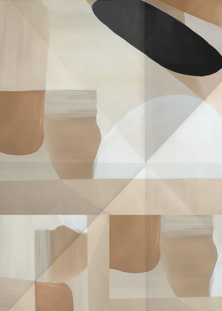 Abstract Copper Neutral Tone Painting 3 | Canvas