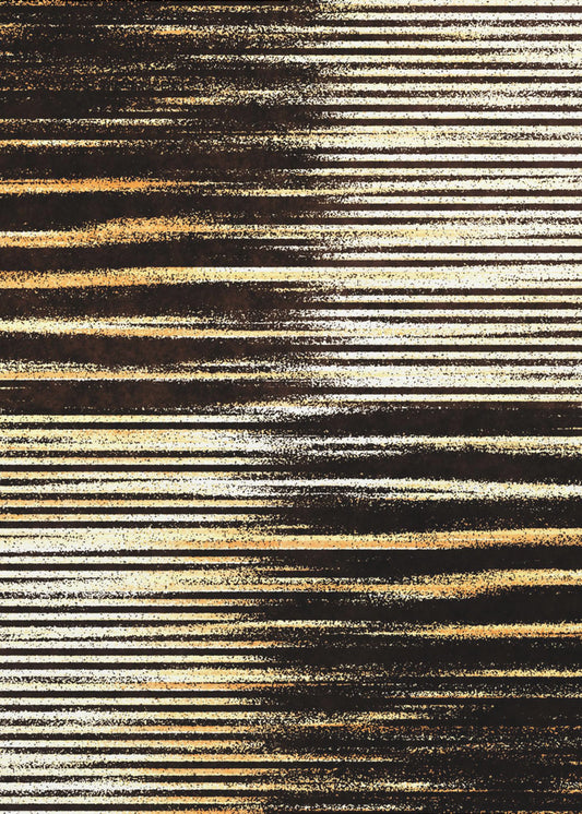 Black and Gold Horizontal Lines | Poster