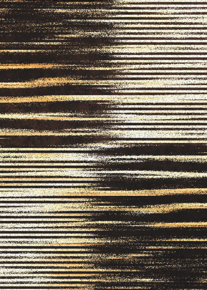 Black and Gold Horizontal Lines | Canvas