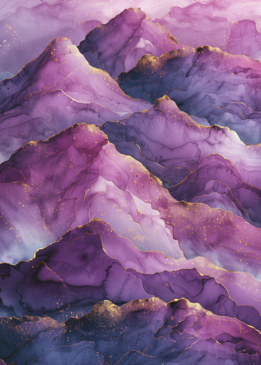 Magical amethyst Ladscape Graphic (8) | Poster