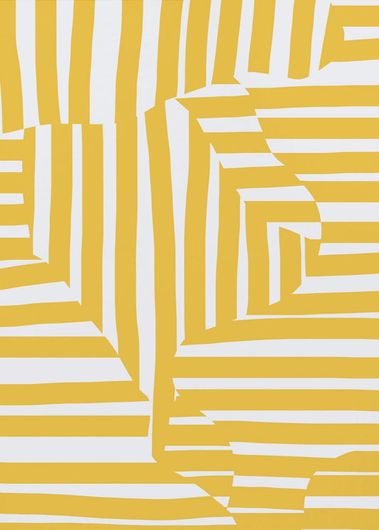 Yellow line and stripe | Poster