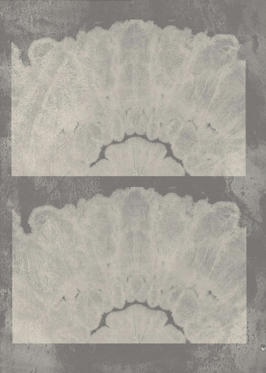 Batik Traces – Neutral Abstract in Taupe and White | Poster