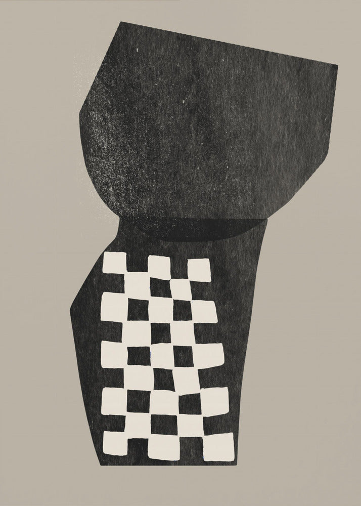 Checkered Abstraction | Canvas