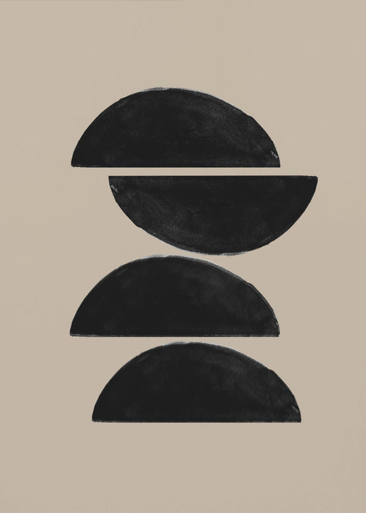 Stacked Halves | Poster