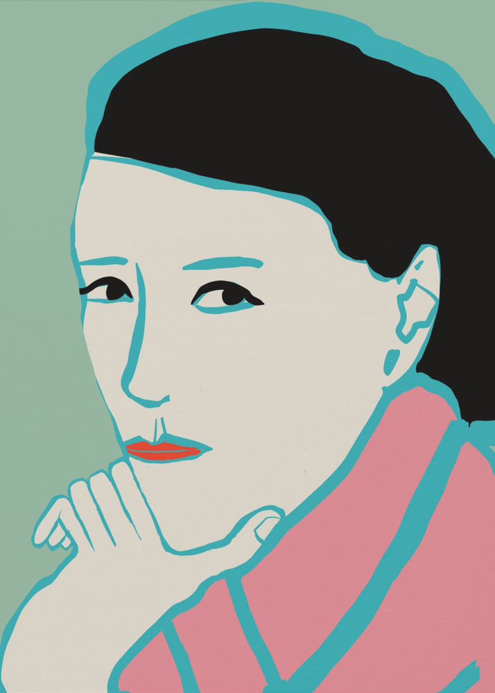 Woman looking | Poster