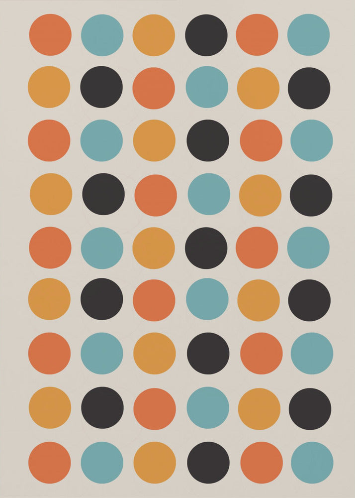 Retro Dot Delight | Poster