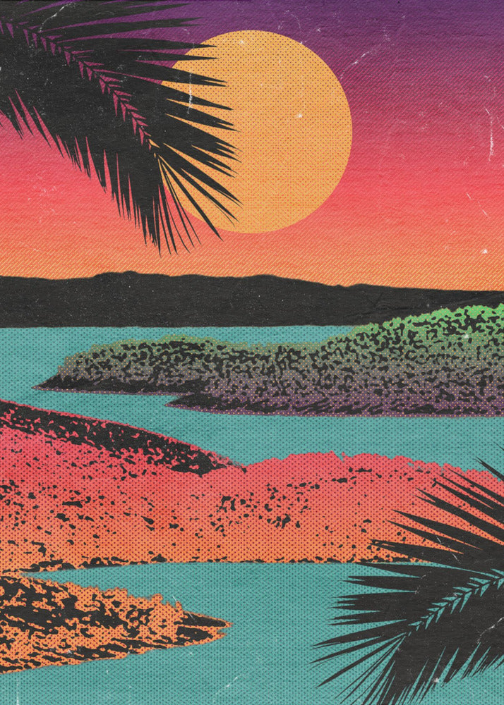 Retro Sunset | Canvas