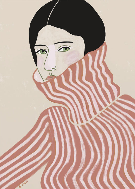 Lady in jumper | Poster