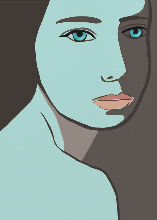 Blue woman | Poster