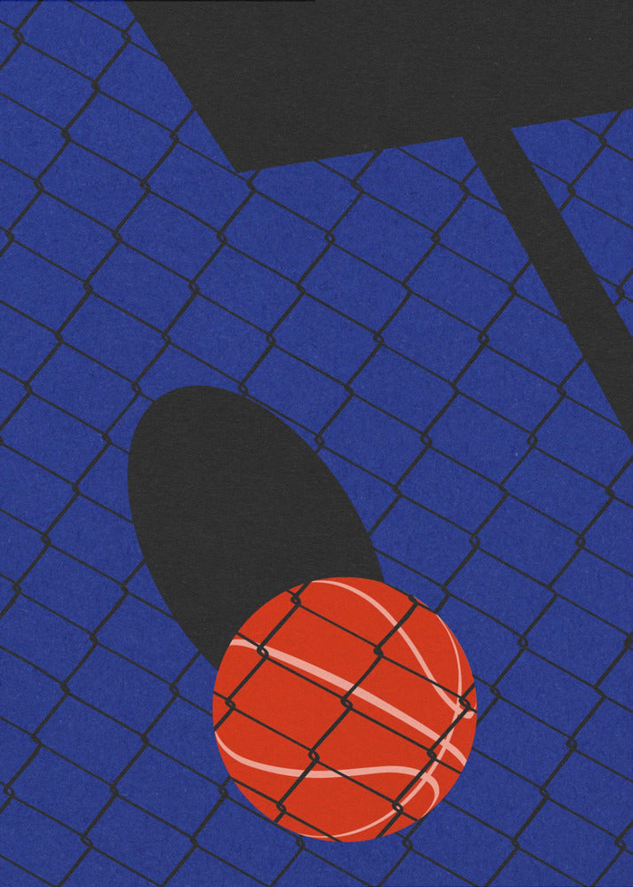 Backjard Basketball Court | Canvas