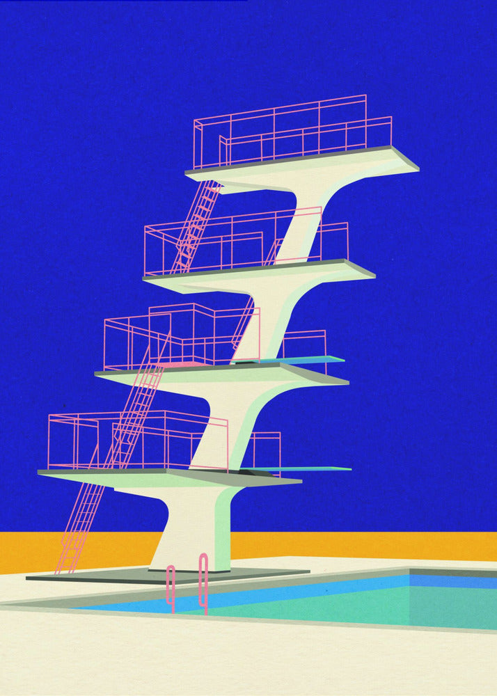 Diving Tower | Canvas
