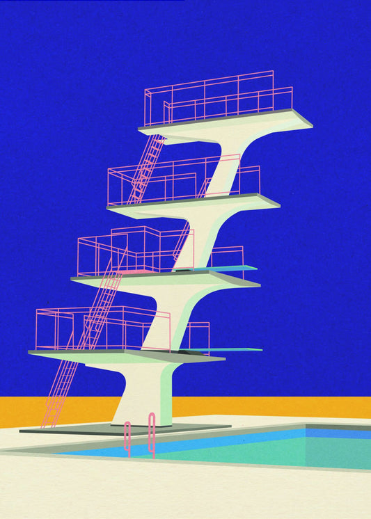 Diving Tower | Canvas