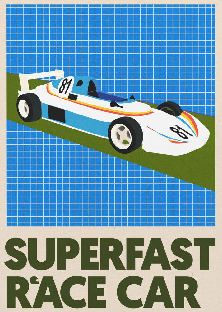 Superfast Race Car | Poster