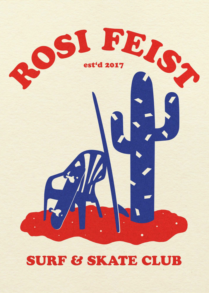 Rosi Feist Surf & Skate Club | Poster