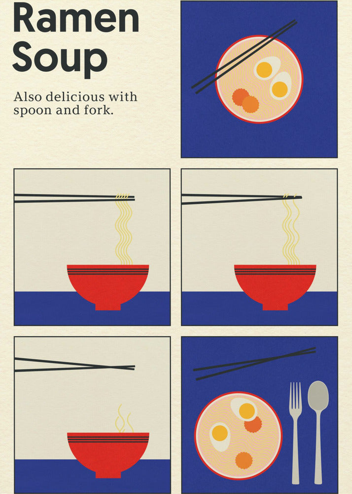 Poster Ramen Soup | Canvas