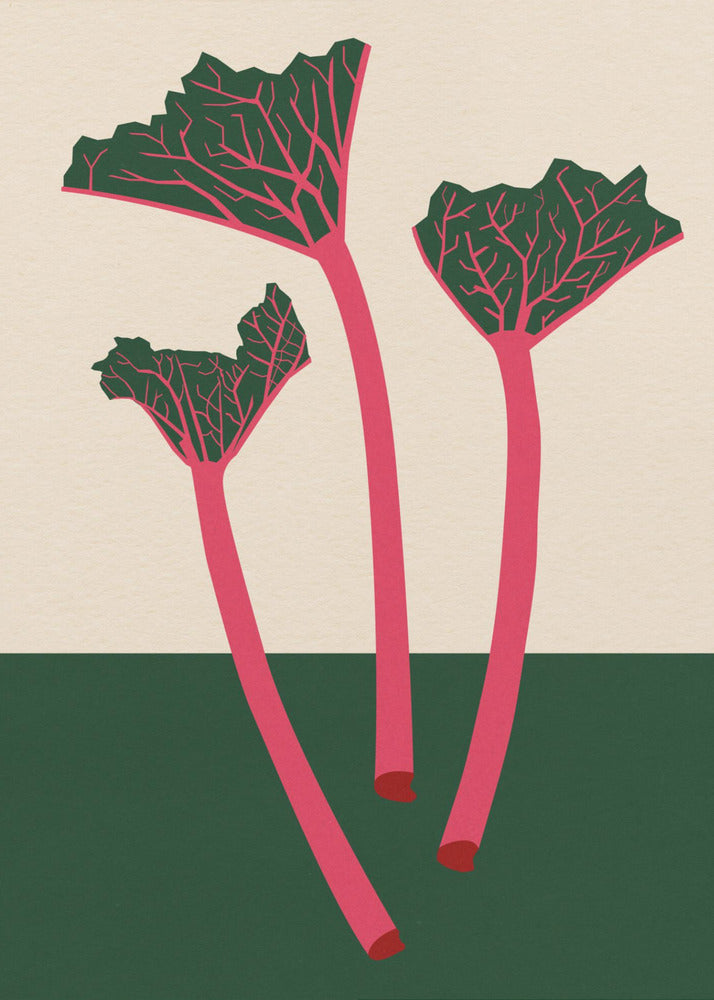Swedish Garden Rhabarber | Poster