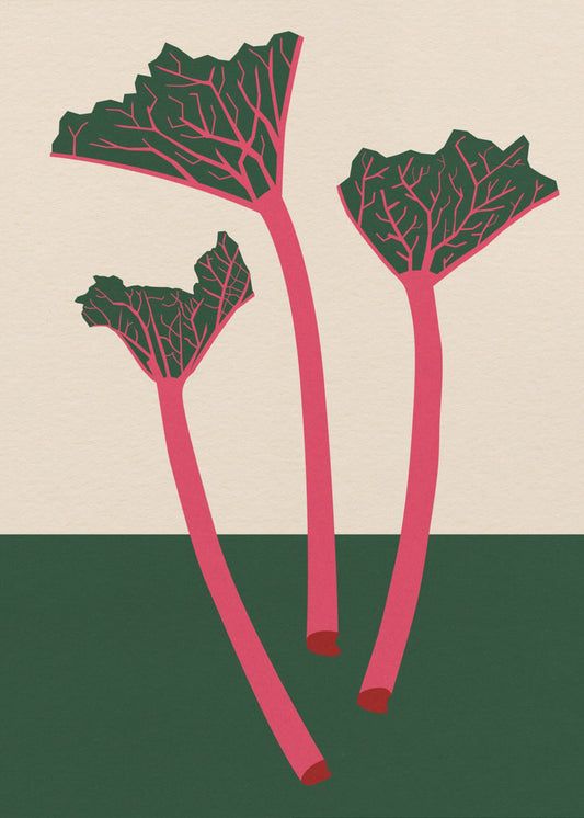 Swedish Garden Rhabarber | Poster