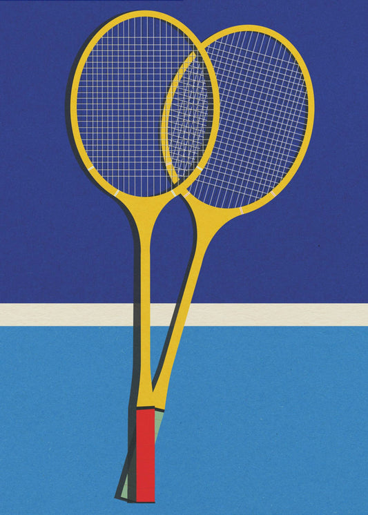 Wooden Badminton Rackets | Poster