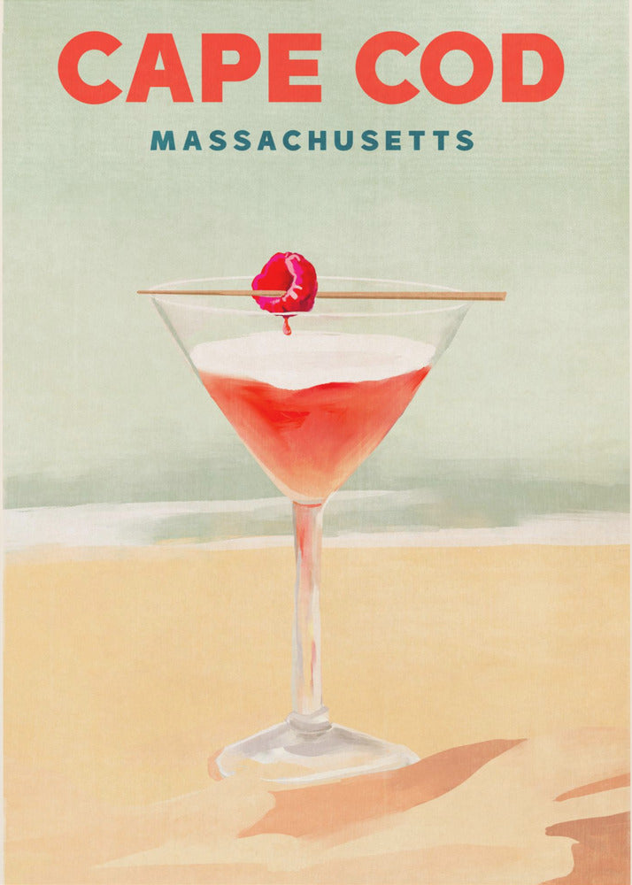 Cape Cod Cocktail Tall Poster | Canvas