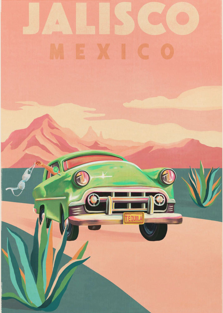 Jalisco Mexico Vintage Travel Poster | Poster