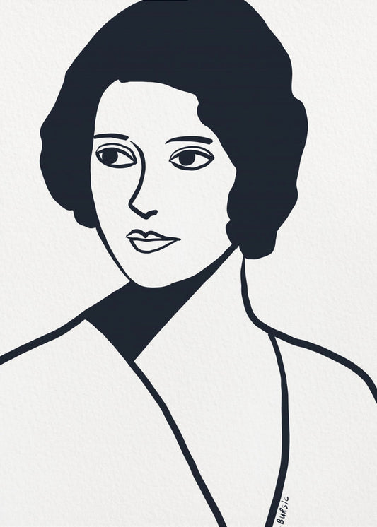 Vintage woman | Canvas