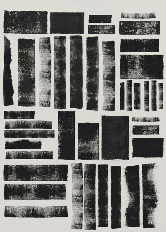 Monochrome Blocks | Poster