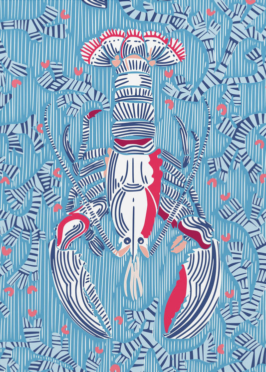 Crustacean Core summer blue | Poster