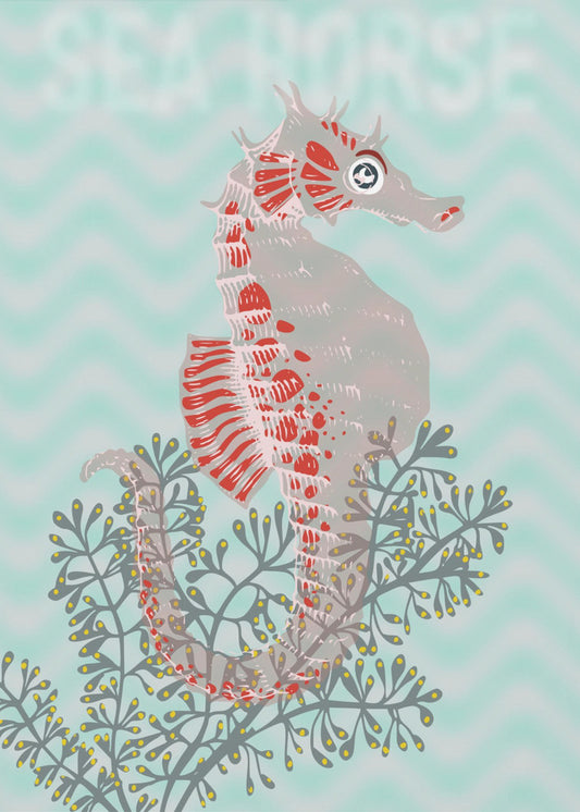 Sea life sea horse Neptune&#039;s joy | Poster