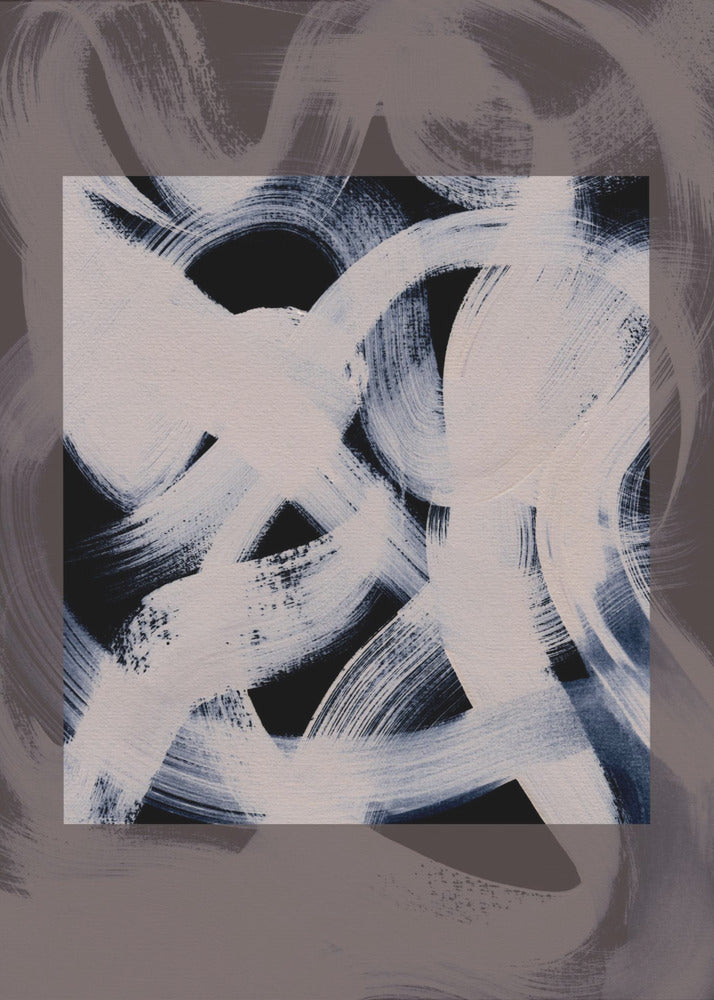 Abstract Brush Strokes 164X | Poster
