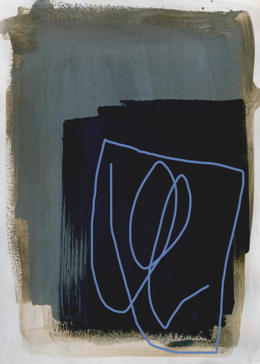 Abstract Brush Strokes 162 | Canvas