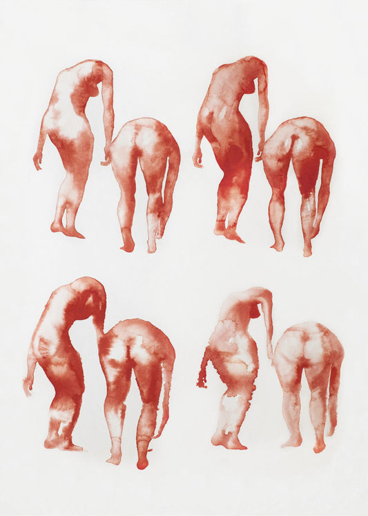 Figure Motion Study 2x4 | Canvas