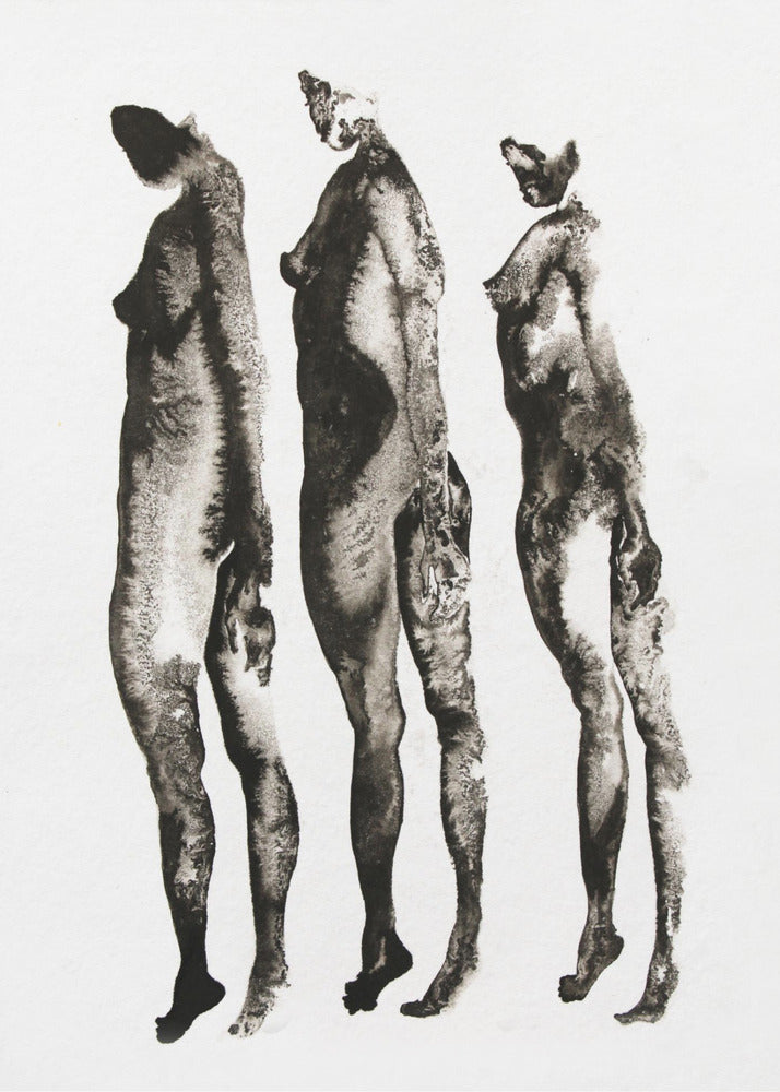 Figure Study 3x | Poster