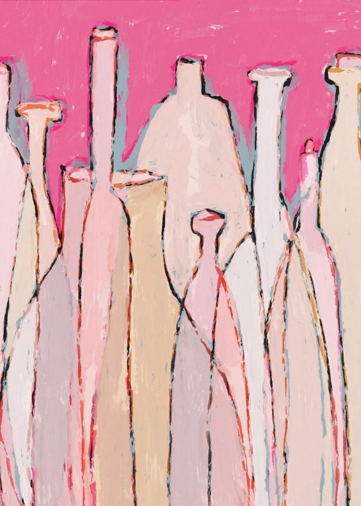 Bottle Silhouettes | Canvas