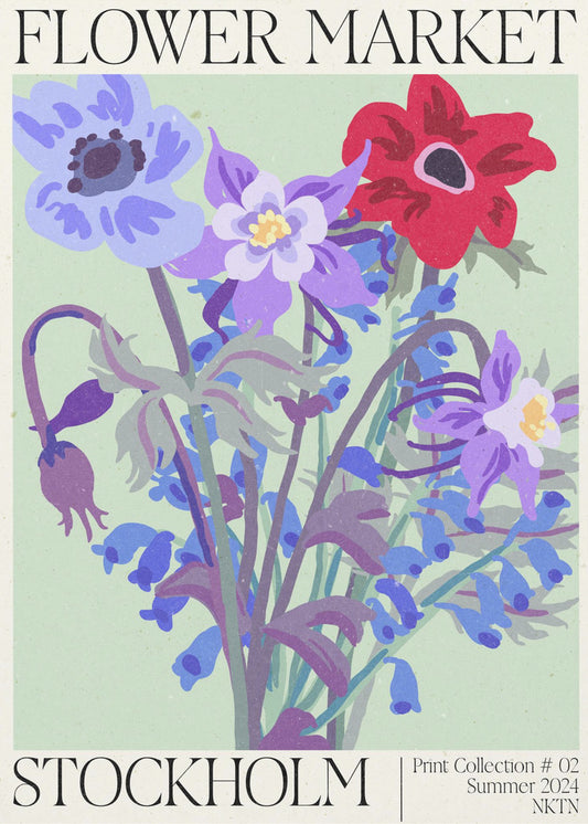 Stockholm Flower Market | Canvas