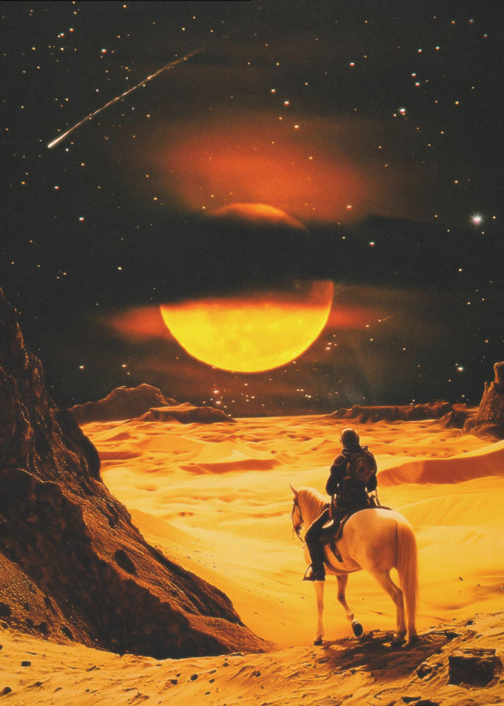 Western Space Adventure | Canvas