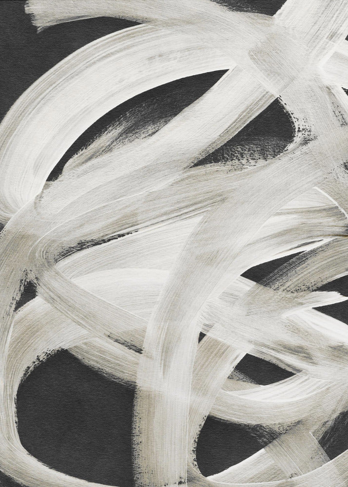 Abstract Brush Strokes 129 | Canvas