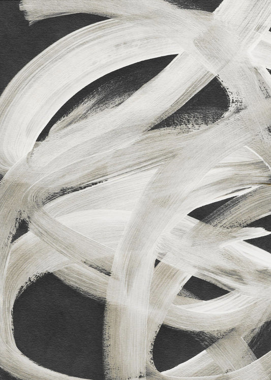 Abstract Brush Strokes 129 | Canvas