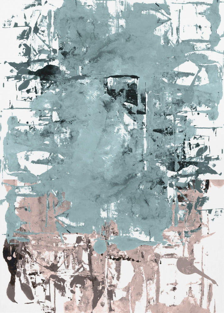 Abstract Neutral Scrapes 1 | Canvas