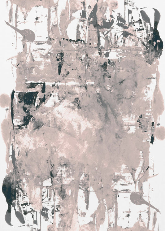 Abstract Neutral Scrapes 2 | Canvas